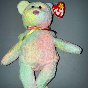 Ty Multicolor Pastel Bear Plush Toy